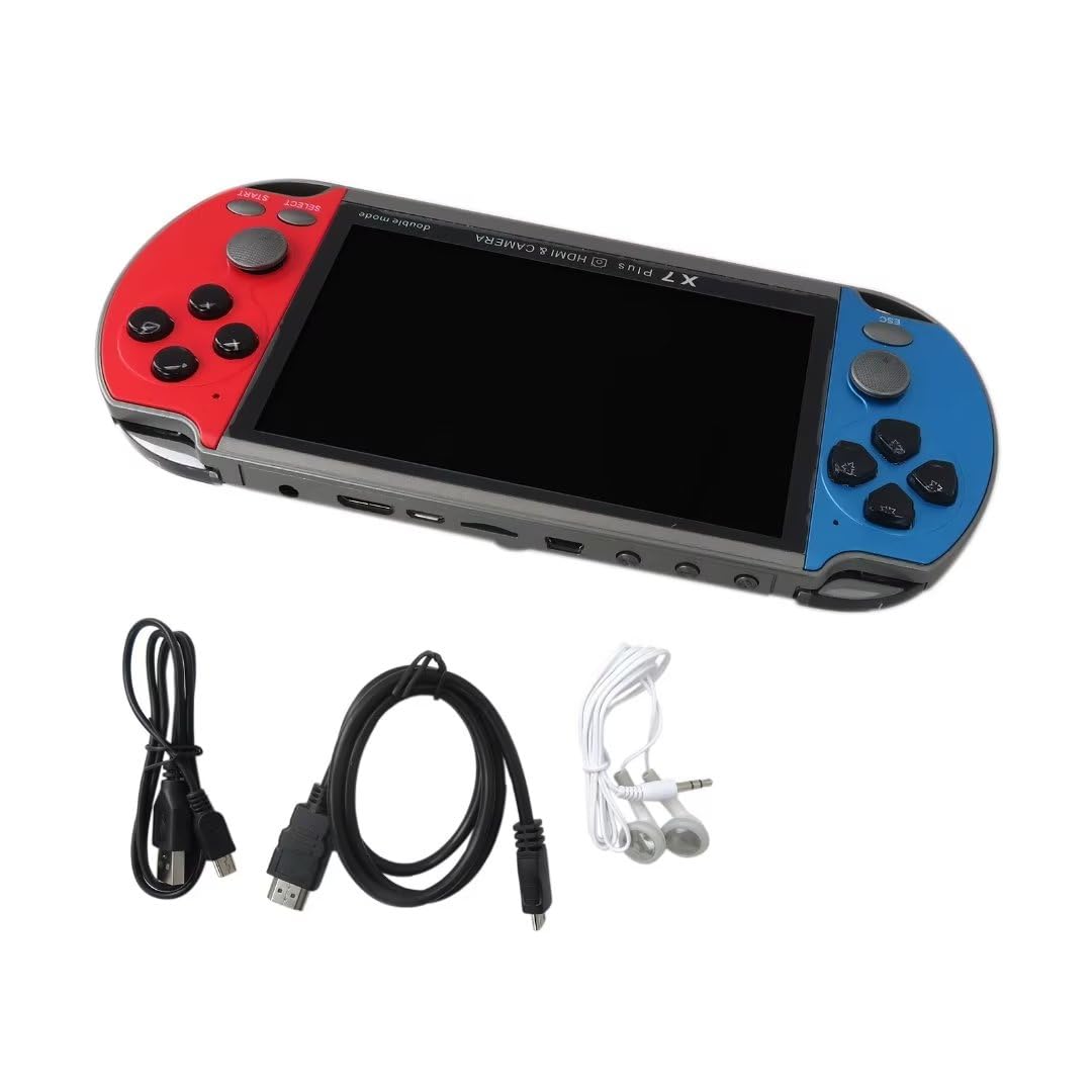 Handheld Game Console 5.0 inch Retro Games Consoles Classic Video Games Built-in Preinstalled Rechargeable Battery Portable Style Gaming Consoles Built-in 8GB Memory