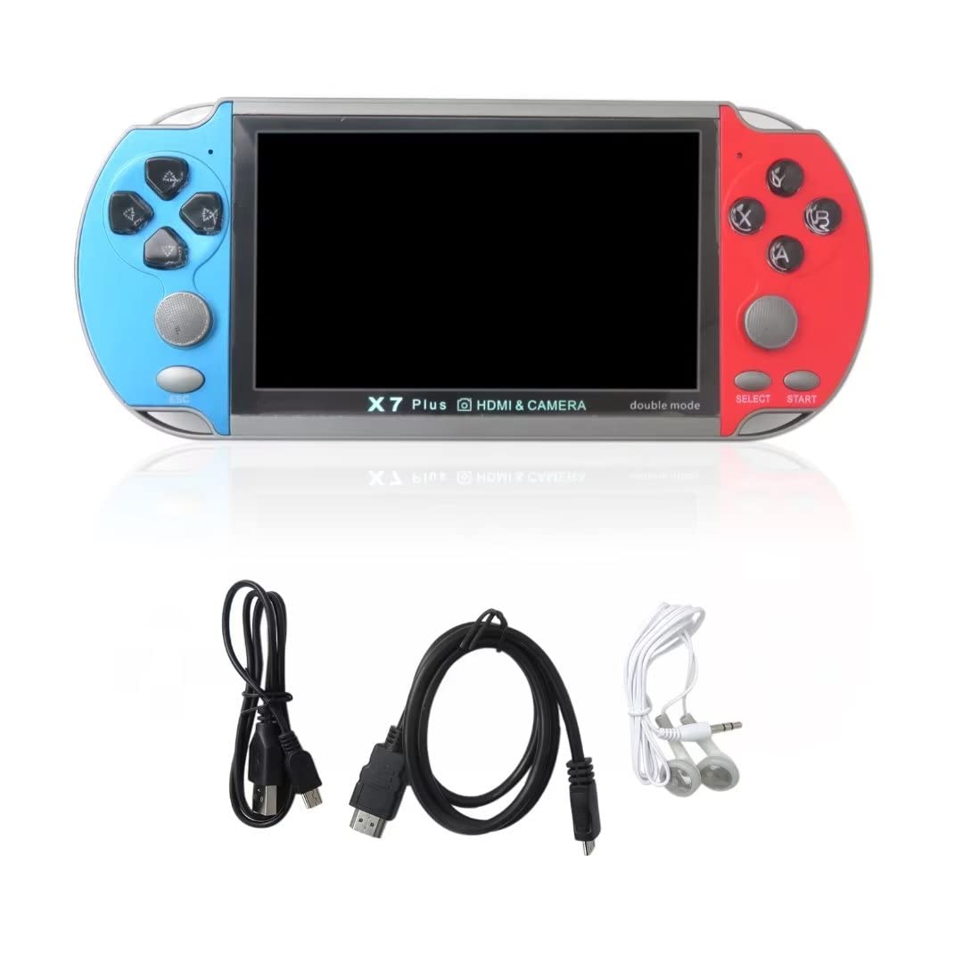 Gxcdizx 5.1" 8GB 128Bit Portable Handheld Video Game Console Player 10000 Games Built in