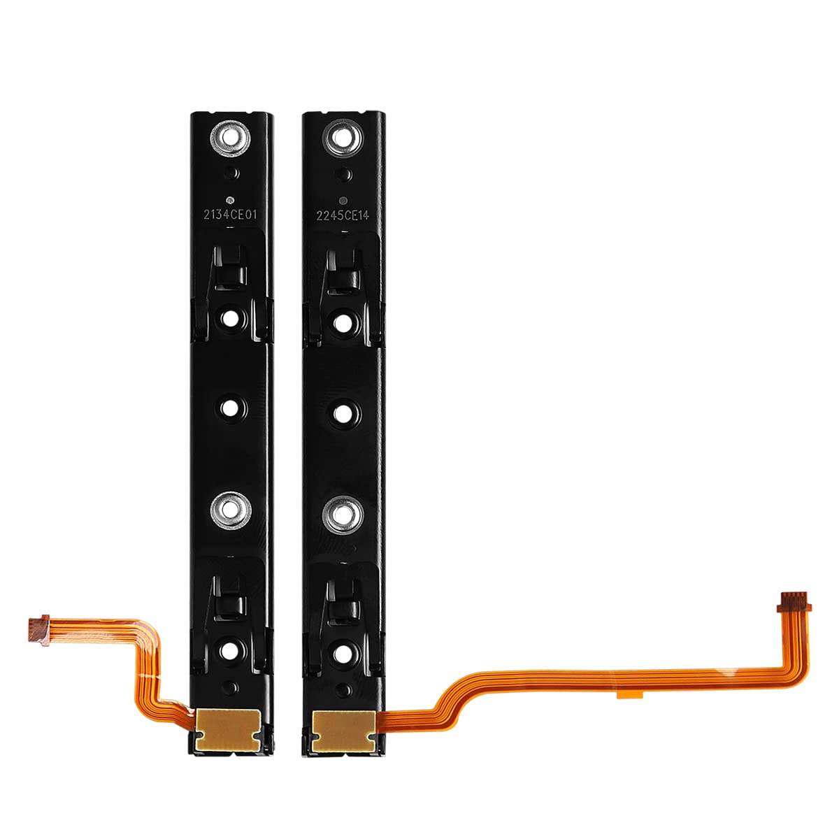 iParto Replacement Right and Left Slide Rail Replacement for Nintendo Switch Console Slide Rail with Flex Cable Replacement Kit for NS Switch Slider Bracket Slide Bar