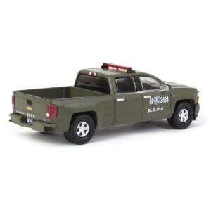 2018 Chevy Silverado Z71 Pickup Police Carabineros de Chile (GOPE) Hobby Exclusive Series 1/64 Diecast Model Car by Greenlight 30384