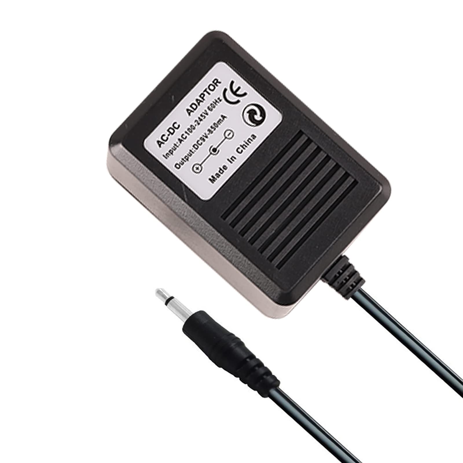 Power Supply for Atari 2600, AC Power Cord Adapter Compatible with Atari 2600 System Console 9V/850mA US Plug