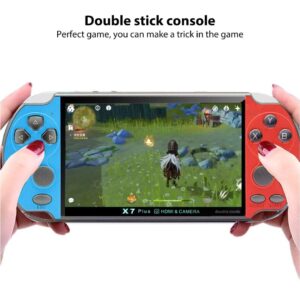 Gxcdizx 5.1" 8GB 128Bit Portable Handheld Video Game Console Player 10000 Games Built in