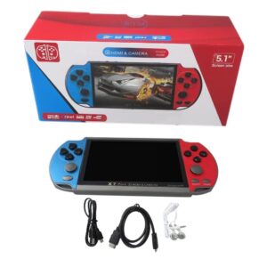 Gxcdizx 5.1" 8GB 128Bit Portable Handheld Video Game Console Player 10000 Games Built in