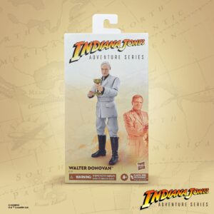 Indiana Jones and The Last Crusade Adventure Series Walter Donovan Toy, 6-Inch Action Figures, Toys for Kids Ages 4 and Up