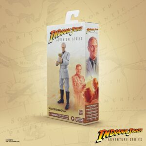 Indiana Jones and The Last Crusade Adventure Series Walter Donovan Toy, 6-Inch Action Figures, Toys for Kids Ages 4 and Up