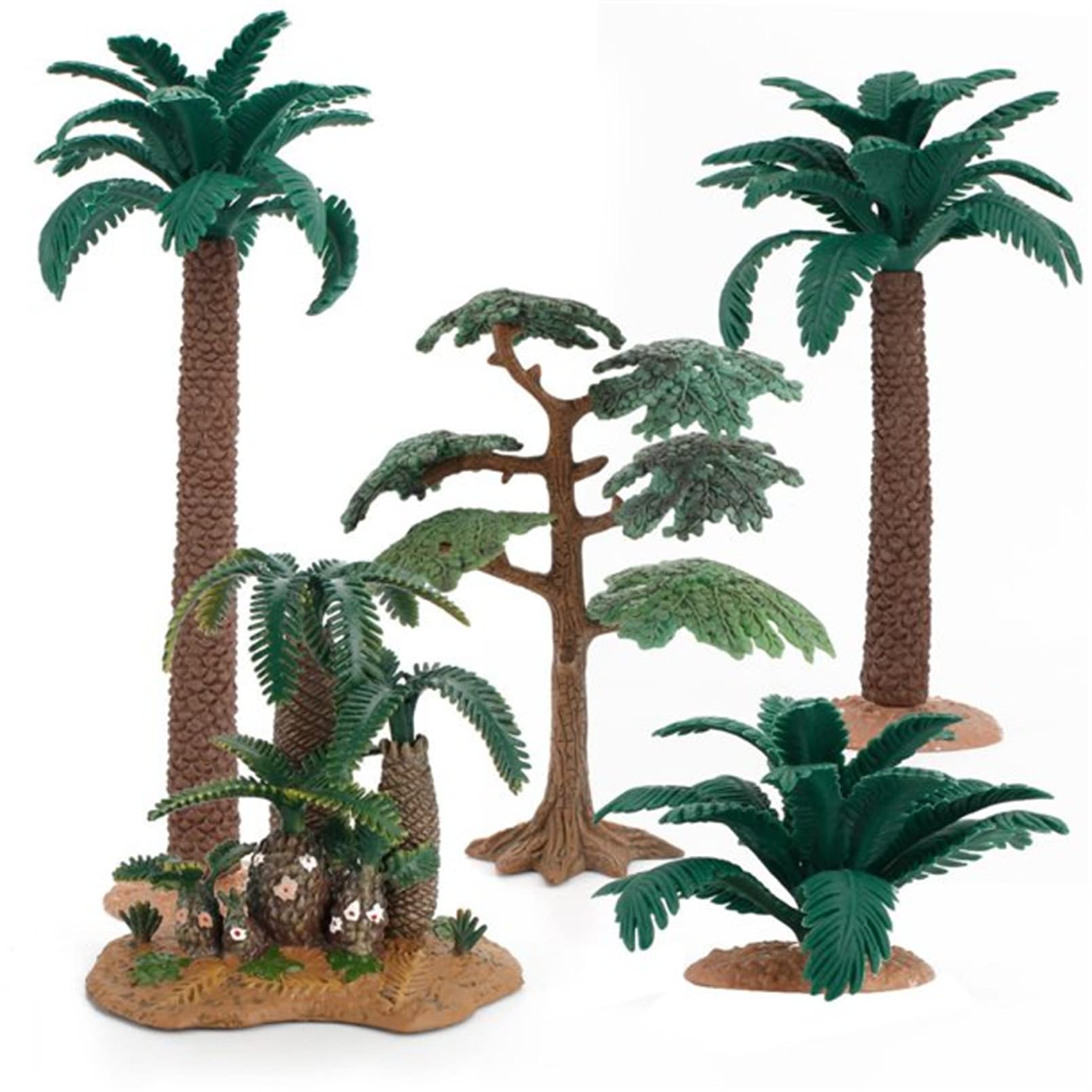 BDBD 7Pcs Mixed Model Trees, 1.7-9 Inch(4.5-24 Cm), Ho Scale Trees, Diorama Trees, Model Train Scenery, S for Projects Scenics Trees