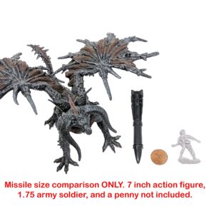 Military Navy Toy X-58E Anti-Radiation Missiles Playset for Action Figures Diorama Sets - 10 Pieces