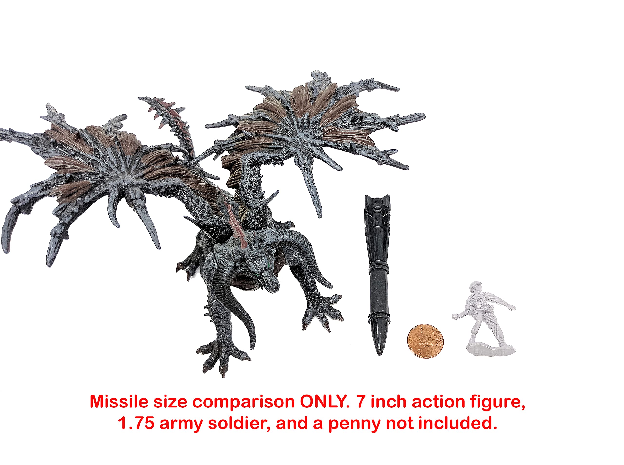 Military Navy Toy X-58E Anti-Radiation Missiles Playset for Action Figures Diorama Sets - 10 Pieces