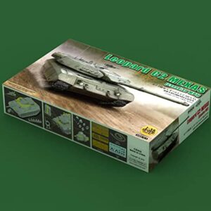 FMOCHANGMDP Tank 3D Puzzles Plastic Model Kits, 1/35 Scale Canadian Leopard C2MEXAS MBT Model, Adult Toys and Gift