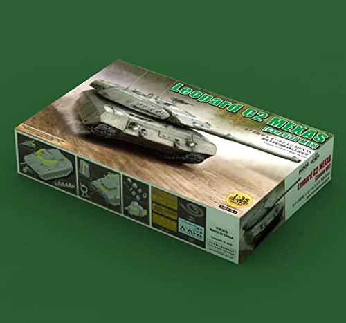 FMOCHANGMDP Tank 3D Puzzles Plastic Model Kits, 1/35 Scale Canadian Leopard C2MEXAS MBT Model, Adult Toys and Gift