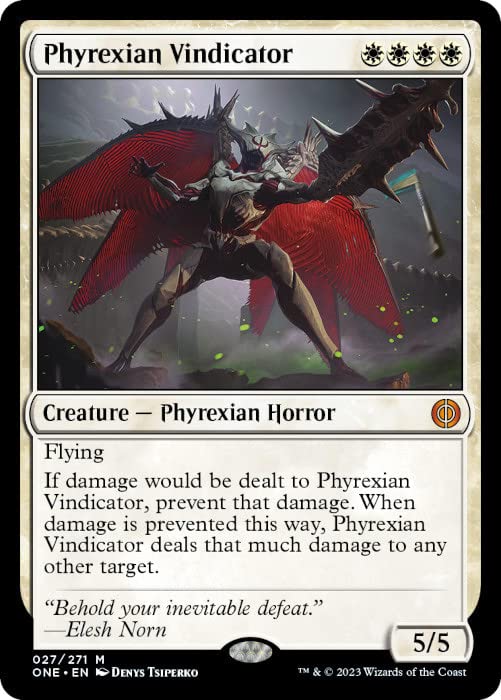 Magic: the Gathering - Phyrexian Vindicator (027) - Phyrexia: All Will Be One