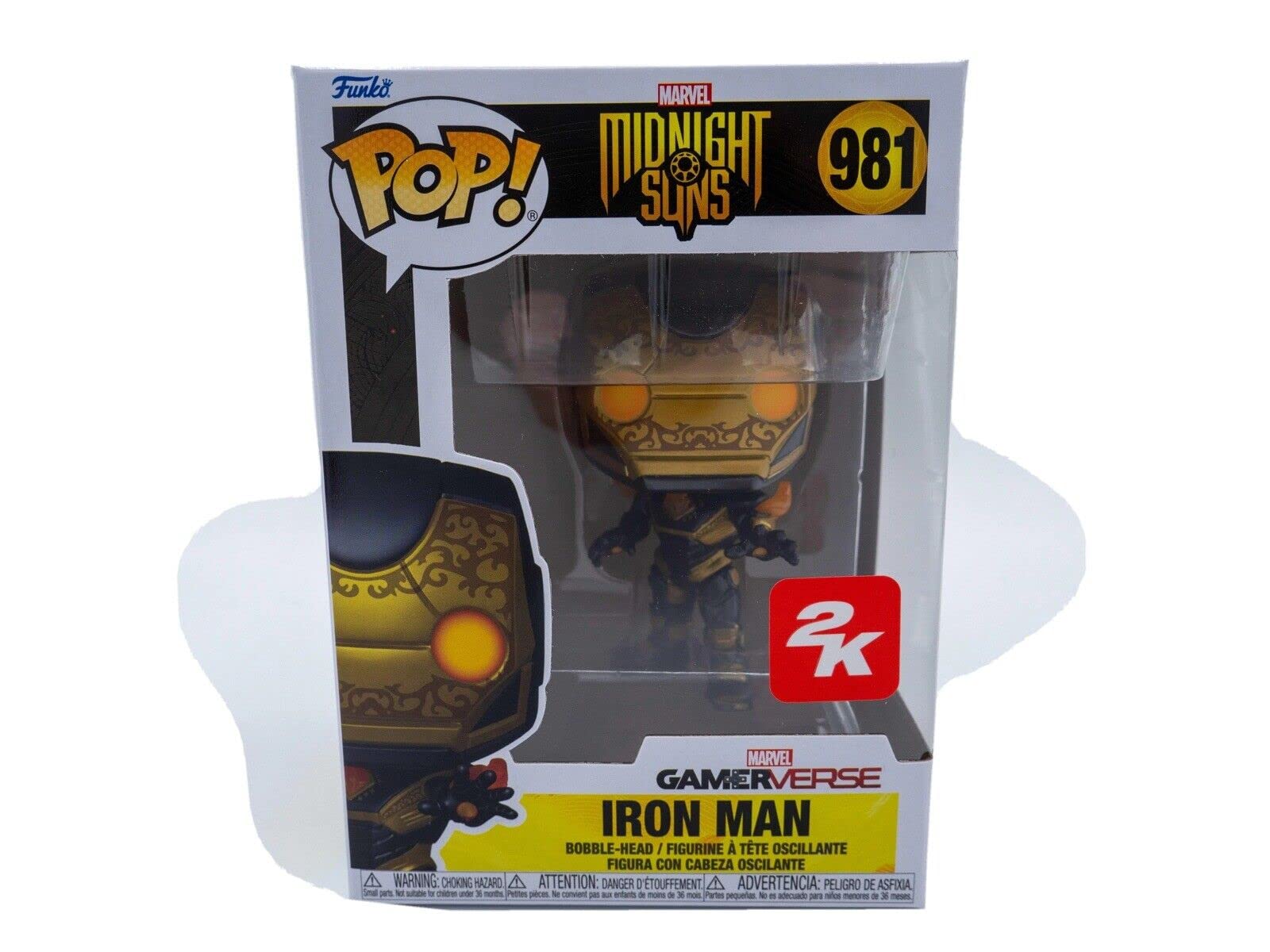 Funko Pop! Gameverse Midnight Suns Iron Man #981 Glow-in-The-Dark Chase