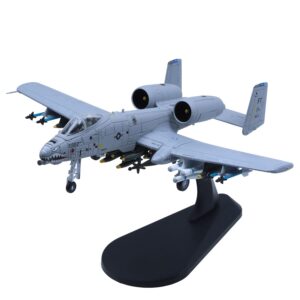 udnorbay 1/100 a-10 thunderbolt ii warthog attack plane metal fighter military model