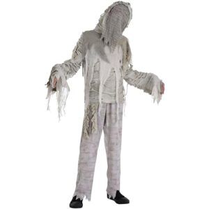 Cheesecloth Mummified Costume with Attached Hood Set - X-Large (14-16) - Ideal for Halloween, Costume Parties, Dress-up, Role-playing, and Any Other Occasion