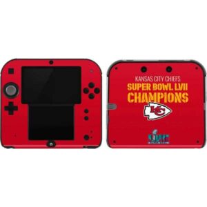 skinit decal gaming skin compatible with 2ds - officially licensed nfl kansas city chiefs super bowl lvii champions design