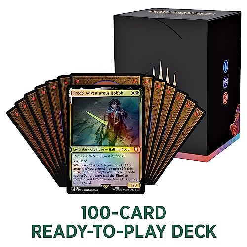 Magic The Gathering The Lord of The Rings: Tales of Middle-Earth Commander Deck 2 + Collector Booster Sample Pack