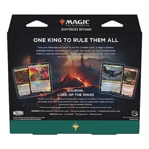 Magic: The Gathering The Lord of The Rings: Tales of Middle-Earth Commander Deck 4 + Collector Booster Sample Pack