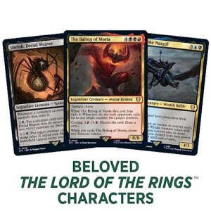 Magic: The Gathering The Lord of The Rings: Tales of Middle-Earth Commander Deck 4 + Collector Booster Sample Pack