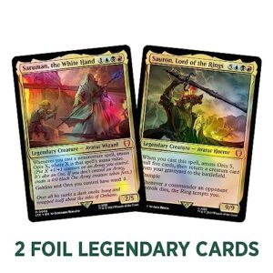 Magic: The Gathering The Lord of The Rings: Tales of Middle-Earth Commander Deck 4 + Collector Booster Sample Pack