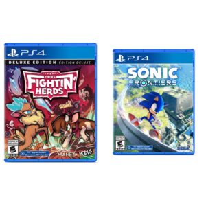 them's fighting herds: deluxe edition (ps4) and sonic frontiers - playstation 4 bundle