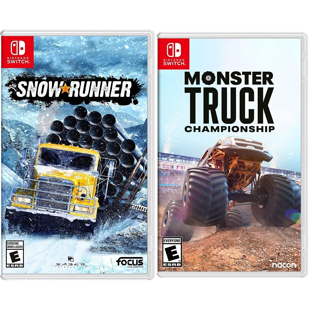 Snowrunner (NSW) - Nintendo Switch and Monster Truck Championship (NSW) - Nintendo Switch Bundle