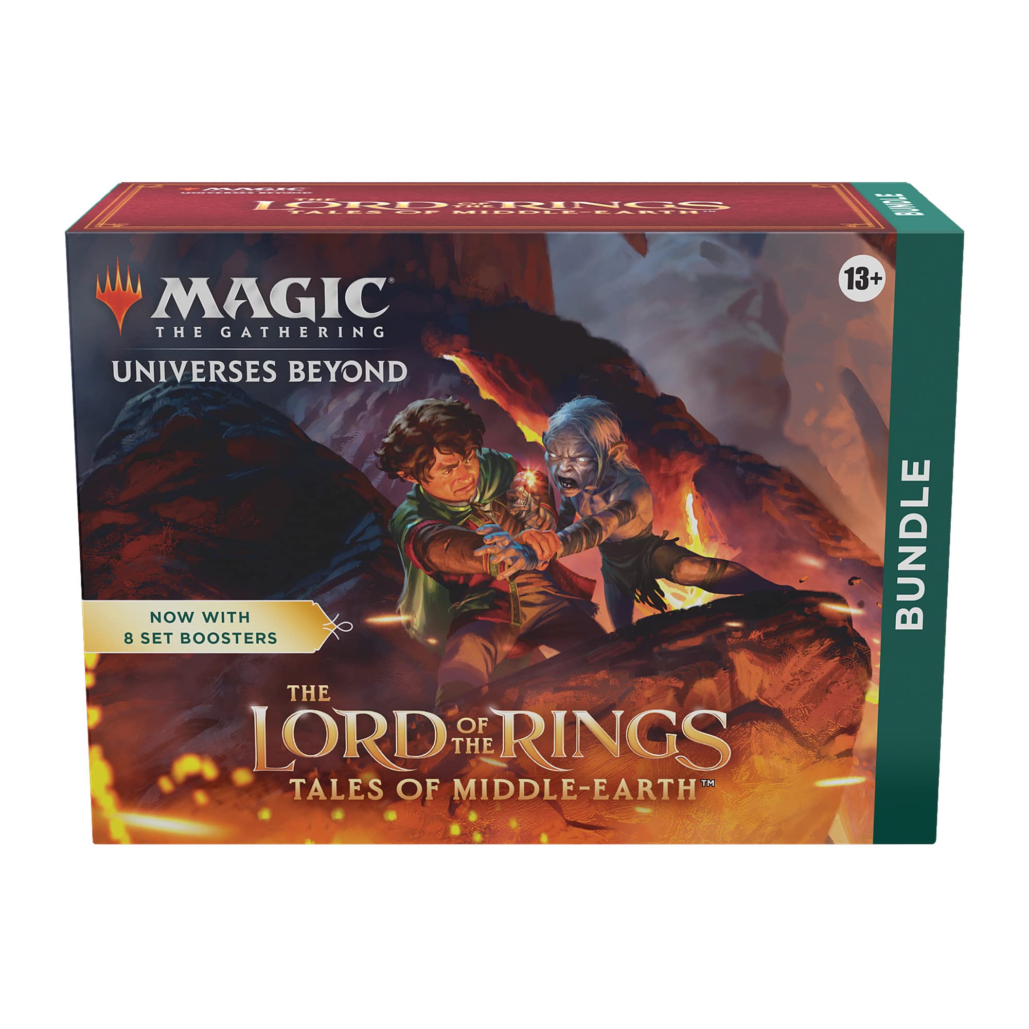 Magic: The Gathering The Lord of The Rings: Tales of Middle-Earth Bundle - 8 Set Boosters + Accessories