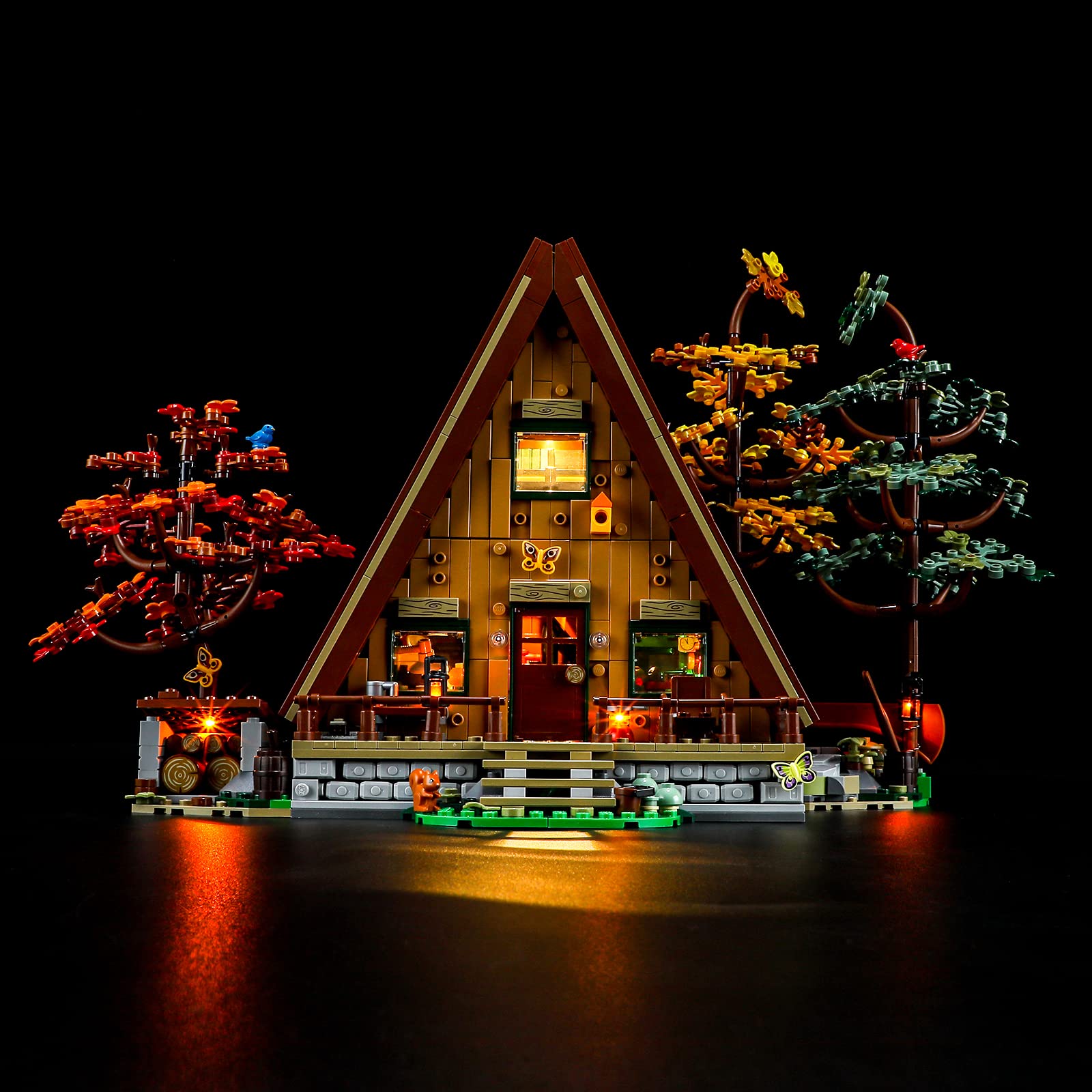 BRIKSMAX Led Lighting Kit for LEGO-21338 A-Frame Cabin - Compatible with Lego Ideas Building Blocks Model- Not Include Lego Set