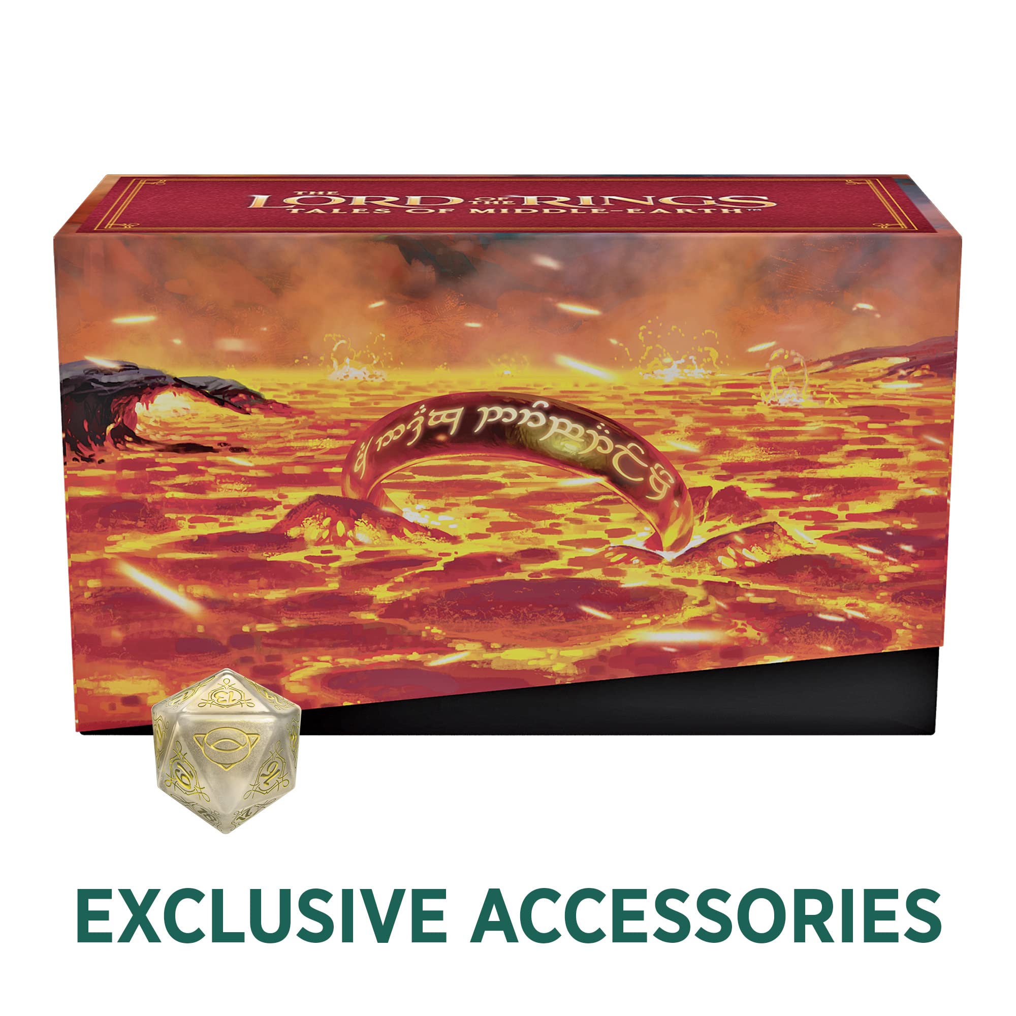 Magic: The Gathering The Lord of The Rings: Tales of Middle-Earth Bundle - 8 Set Boosters + Accessories