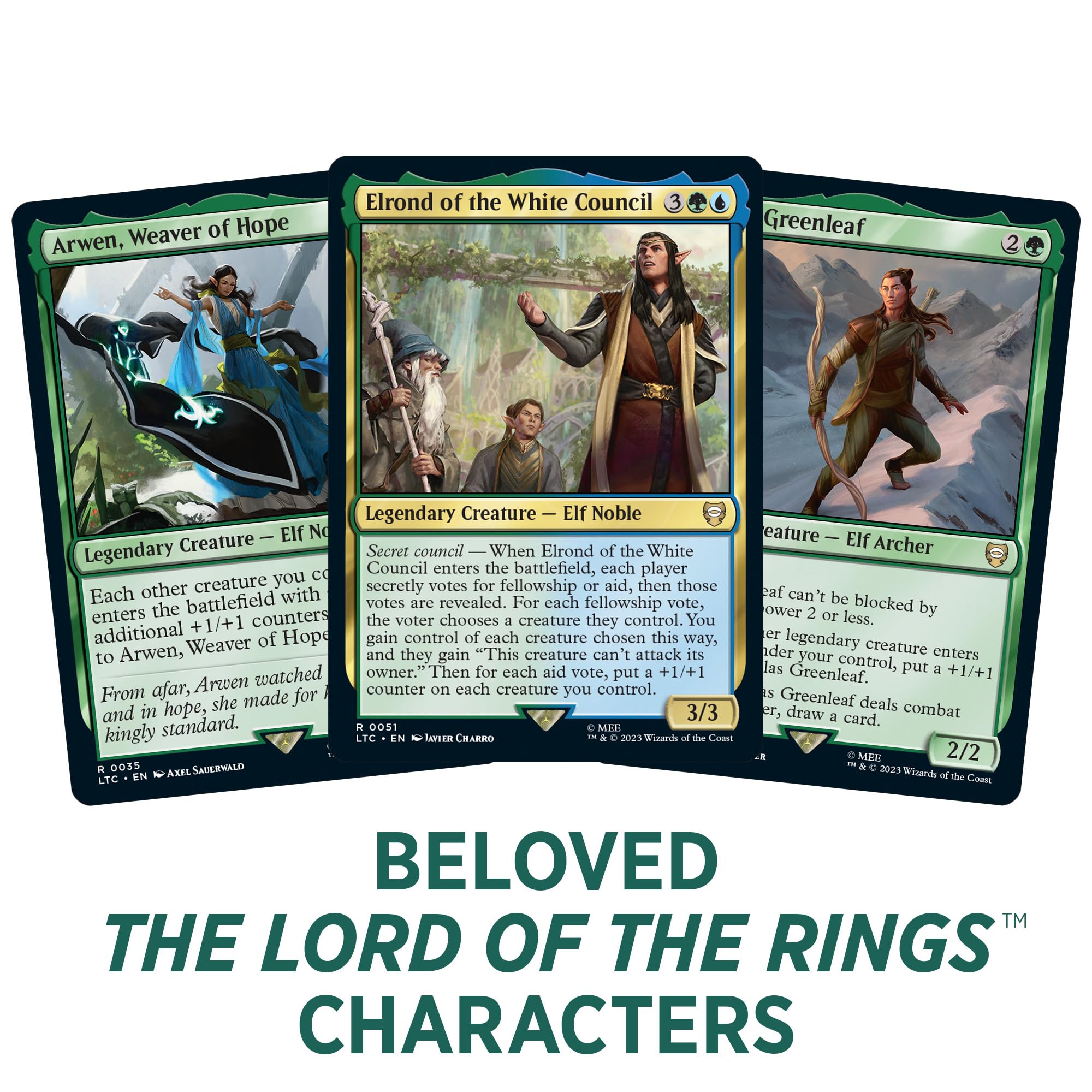 Magic: The Gathering The Lord of The Rings: Tales of Middle-Earth Commander Deck 3 + Collector Booster Sample Pack