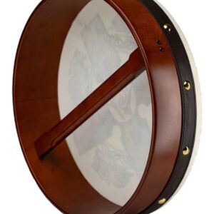 Fair Trade Traditional 12'' Irish Celtic Bodhran with beater & DVD - handcrafted in Ireland