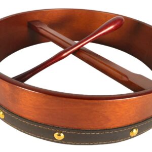 Fair Trade Traditional 12'' Irish Celtic Bodhran with beater & DVD - handcrafted in Ireland