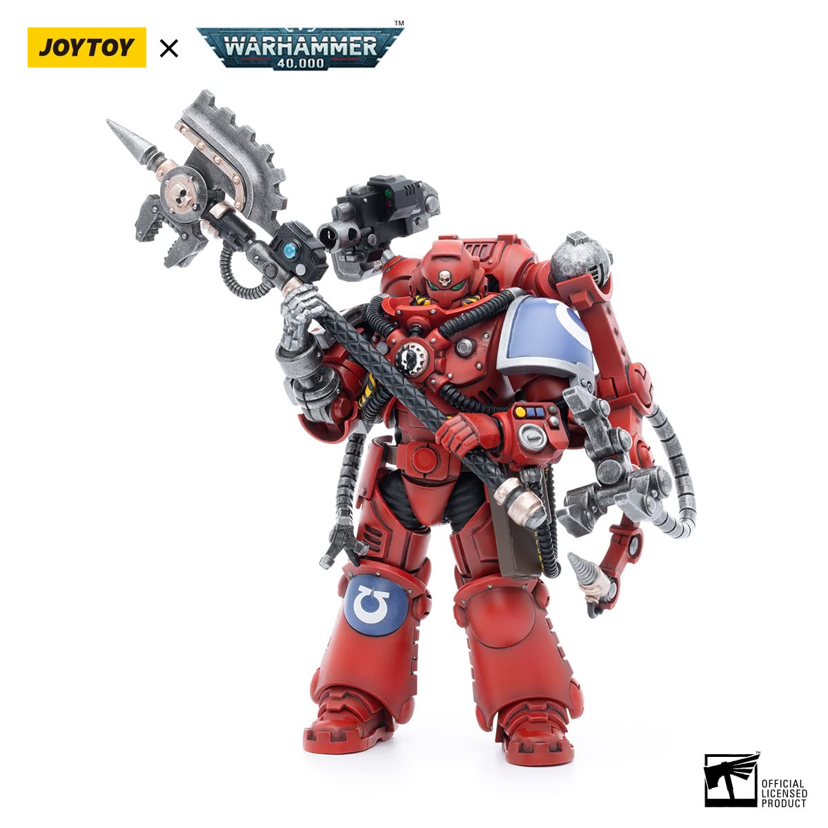 JOYTOY Warhammer 40K 1/18 Action Figure Ultramarines Primaris Techmarine Brother Tybestis Extreme Warrior Joy Toy Models