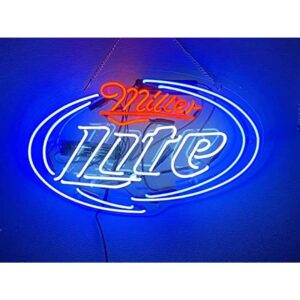 prouten 20in millers lite neon sign acrylic handmade wall pub bar decor neon light