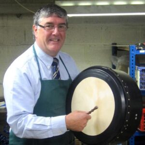 Fair Trade Traditional 12'' Irish Celtic Bodhran with beater & DVD - handcrafted in Ireland