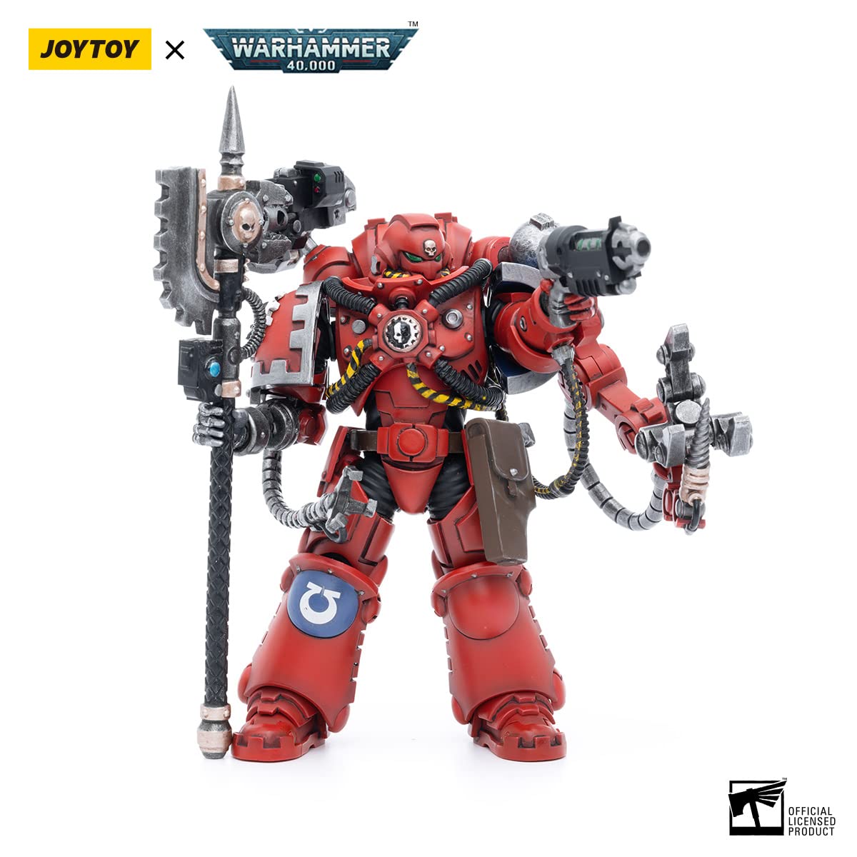 JOYTOY Warhammer 40K 1/18 Action Figure Ultramarines Primaris Techmarine Brother Tybestis Extreme Warrior Joy Toy Models