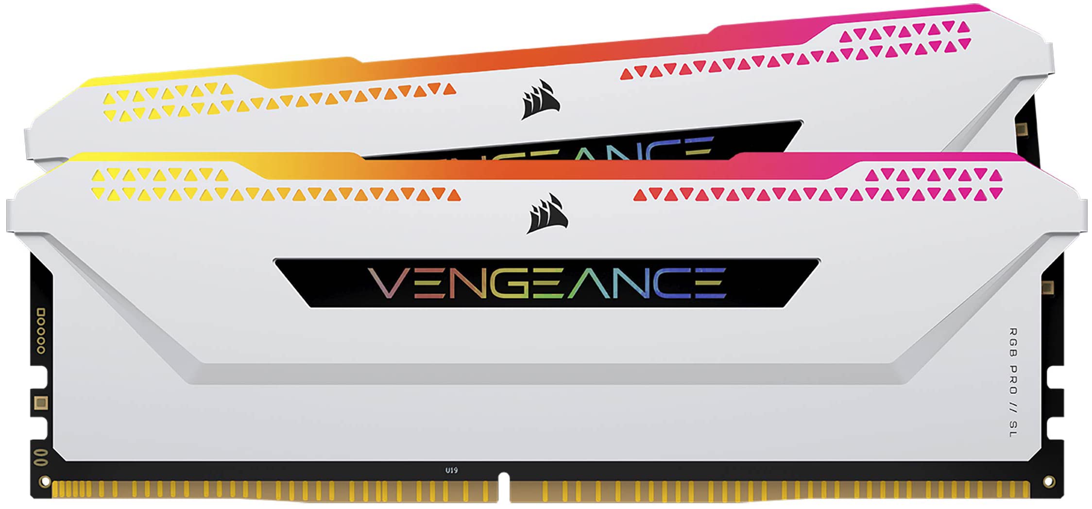 Corsair Vengeance RGB PRO SL Series DDR4 Light Enhancement Kit (Contains No Physical Memory, Dynamic Ten-Zone RGB Lighting, Wide Compatibility with Most Intel® and AMD DDR4 Motherboards) White