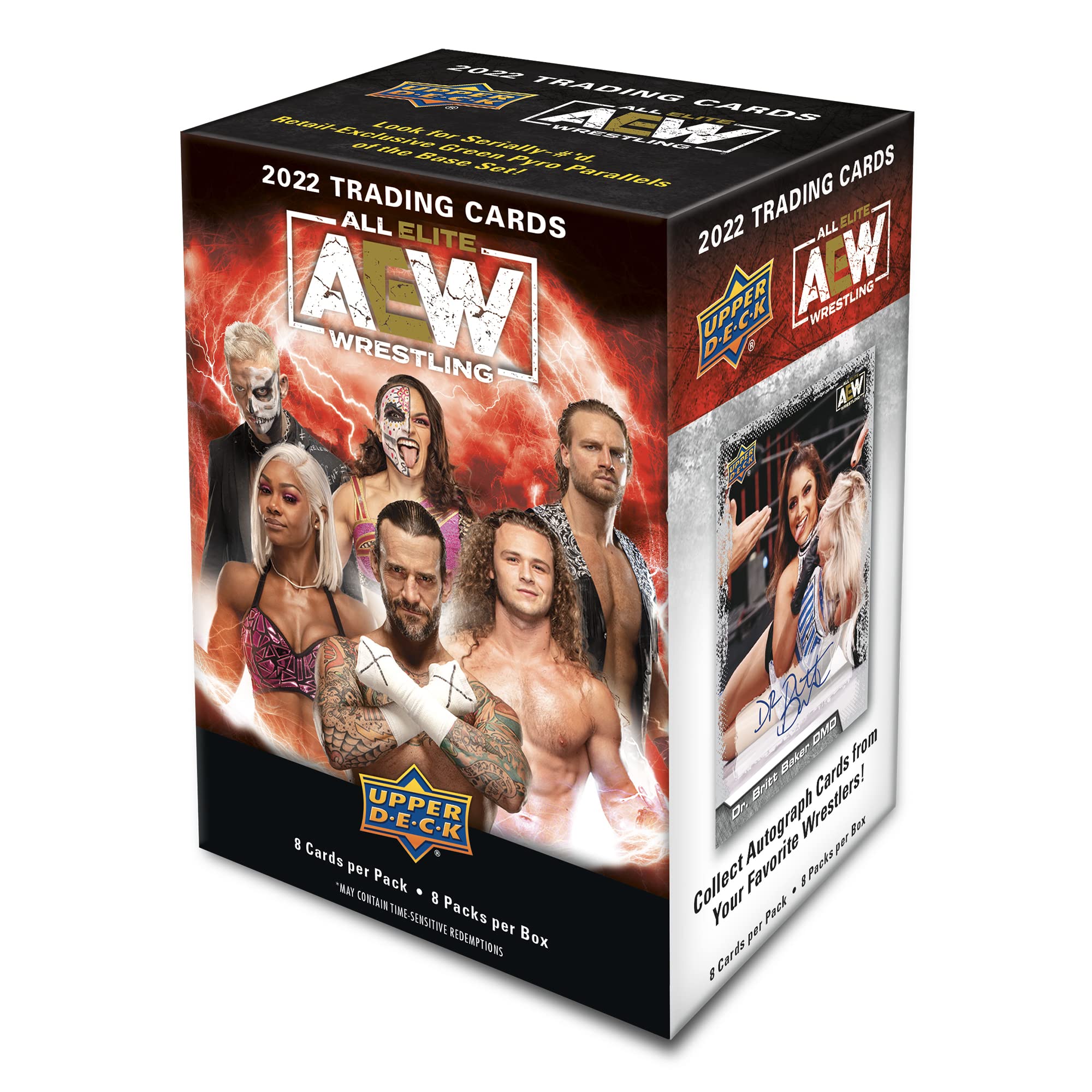 AEW Upper Deck 2022 Trading Cards - (Blaster Box of 8 Packs)