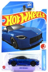 hot wheels - 2023 - nissan z - hw j-imports 3/10 - blue - 2023 - mint/nrmint ships bubble wrapped in a sized box