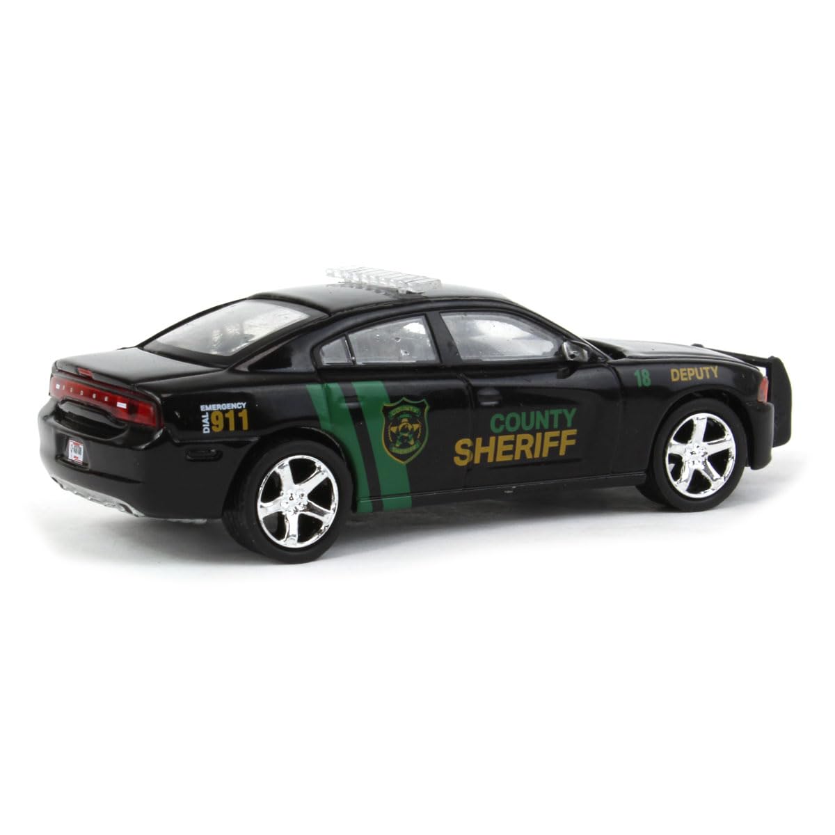 Greenlight 44980-D Hollywood Series 38 - Yellowstone - 2011 Dodge Charger Pursuit - County Sheriff Deputy #18 1/64 Scale Diecast