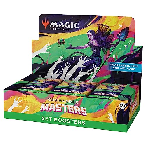 Magic The Gathering Commander Masters Set Booster Box - 24 Packs (360 Magic Cards)