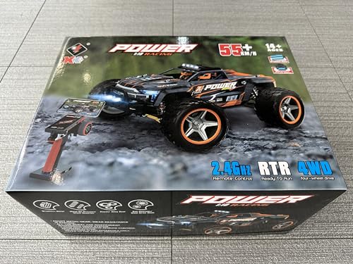 WLtoys 104018 1:10 2.4G Racing Remote Control Car 55KM/H 4WD Large Alloy Electric Remote Control Crawler Children's Toy (104018 1 * 2200mAh)