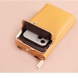 2023 Newest Phone Bag Purses, PU Leather Crossbody Wallet Purse With Phone Pocket, Travel Cell Phone Shoulder Bags For Women.