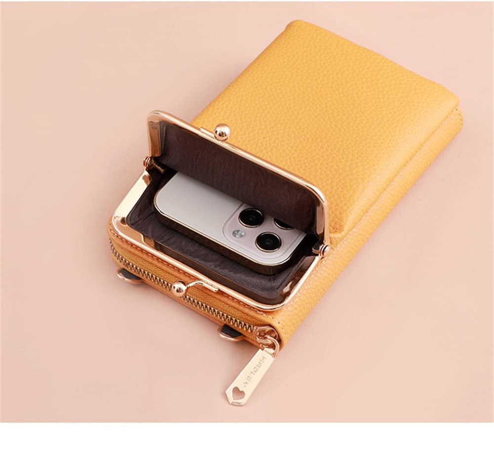 2023 Newest Phone Bag Purses, PU Leather Crossbody Wallet Purse With Phone Pocket, Travel Cell Phone Shoulder Bags For Women.