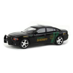 Greenlight 44980-D Hollywood Series 38 - Yellowstone - 2011 Dodge Charger Pursuit - County Sheriff Deputy #18 1/64 Scale Diecast