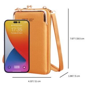 2023 Newest Phone Bag Purses, PU Leather Crossbody Wallet Purse With Phone Pocket, Travel Cell Phone Shoulder Bags For Women.