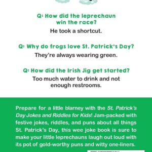 St. Patrick's Day Jokes & Riddles for Kids Ages 8-12: The Funniest and Best St. Patrick's Day Jokes, Riddles, Tongue Twisters, Knock-Knock Jokes, and ... for Kids: Kids Joke books ages 7-9 8-12