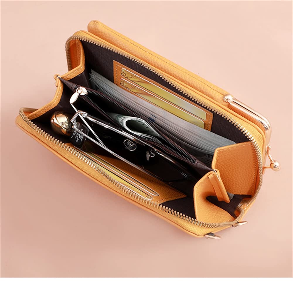 2023 Newest Phone Bag Purses, PU Leather Crossbody Wallet Purse With Phone Pocket, Travel Cell Phone Shoulder Bags For Women.