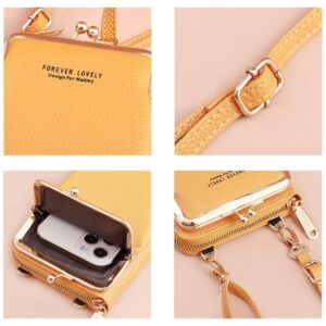 2023 Newest Phone Bag Purses, PU Leather Crossbody Wallet Purse With Phone Pocket, Travel Cell Phone Shoulder Bags For Women.