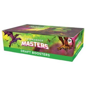 Magic: The Gathering Commander Masters Draft Booster Box - 24 Packs (480 Cards)