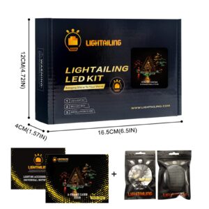 LIGHTAILING Light for Lego- 21338 A-Frame Cabin - Led Lighting Kit Compatible with Lego Building Blocks Model - NOT Included The Model Set